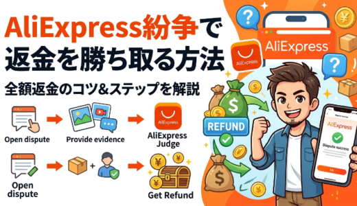 Aliexpress紛争で返金を勝ち取る方法｜セラーに反発されても諦めるな