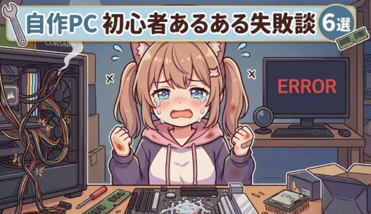 【自作PC】初心者あるある失敗談・気をつけたいポイント｜私も通った道6選